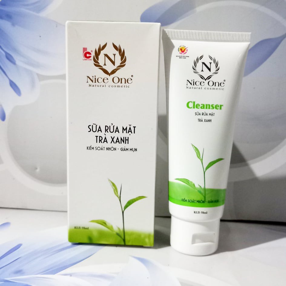 Sữa rửa mặt trà xanh kiểm soát nhờn giảm mụn Nice One Linh Chi