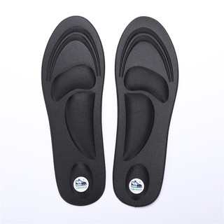 Cặp lót giày mút bọt biển CHONGIAY êm chân và massage LOT11 (Đen - Da)
