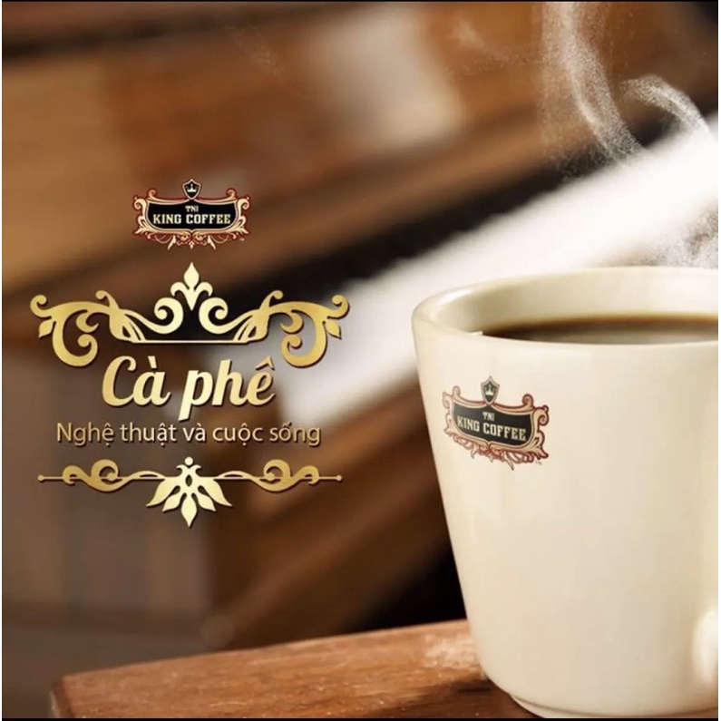 Cà phê hòa tan 3in1 KING COFFEE - Hộp 18 gói x 16g (288g)