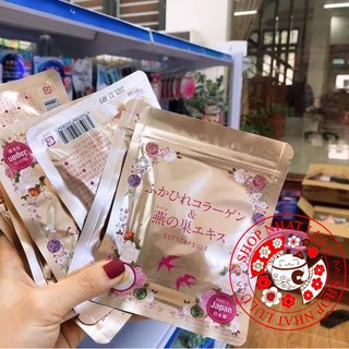 nội địa Nhật - Collagen Tươi chiết xuất tổ yến 30 Viên- Chống Lão Hóa Da và Tốt Cho Sức Khỏe