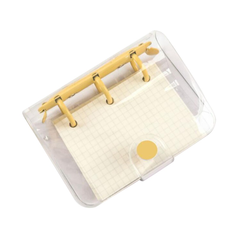 Sổ Tay 3 Lỗ Mini Bằng PVC Trong Suốt Tiện Dụng