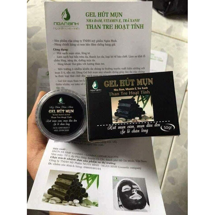 Gel Hút Mụn Than Tre Hoạt Tính [Chính Hãng] | BigBuy360 - bigbuy360.vn