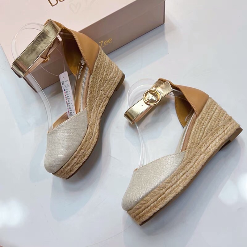 Sandal đế cói - nhiều màu . xuất uk