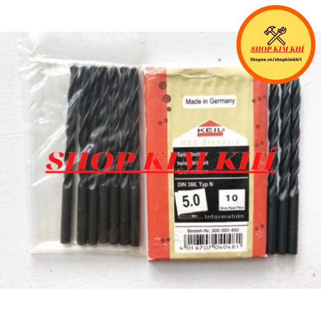 Mũi khoan inox đủ cỡ 2 3 4 5 6 7 8mm