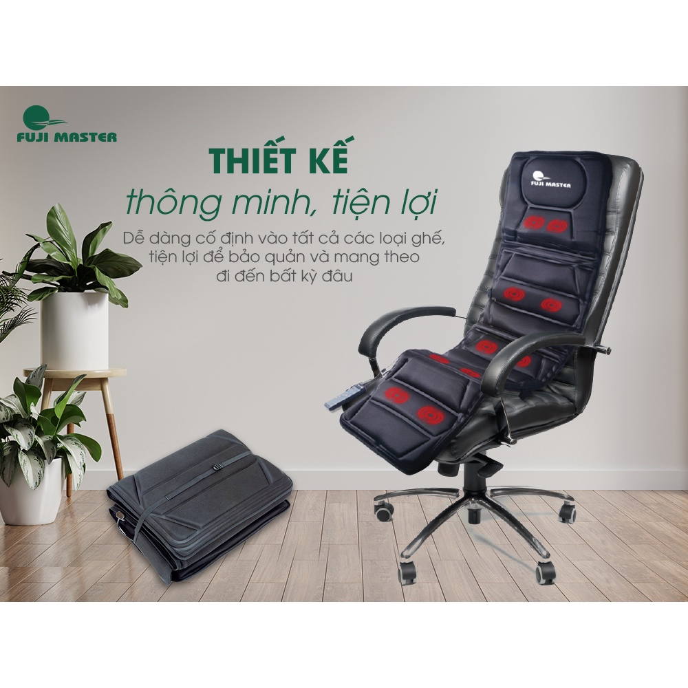 Nệm massage toàn thân Fuji Master FJM-2622 bảo hành 12 tháng