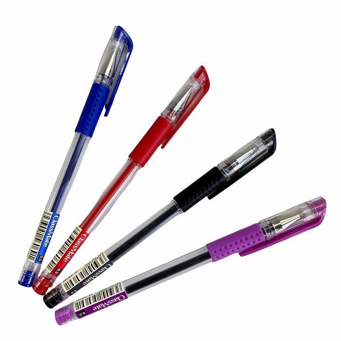 Bút bi bút gel 0.5mm CL- GP101 cao cấp mực đều - 2 ngòi bút nước xanh đen đỏ ANKICO