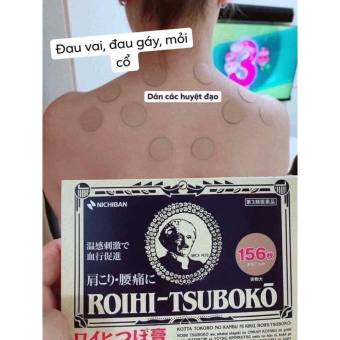 Miếng dán huyệt đạo giảm đau nhức Roihi Tsuboko Nhật Bản - Hộp 156 miếng dán