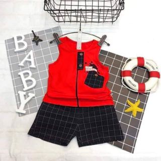 Bộ cotton đep cho bé trai