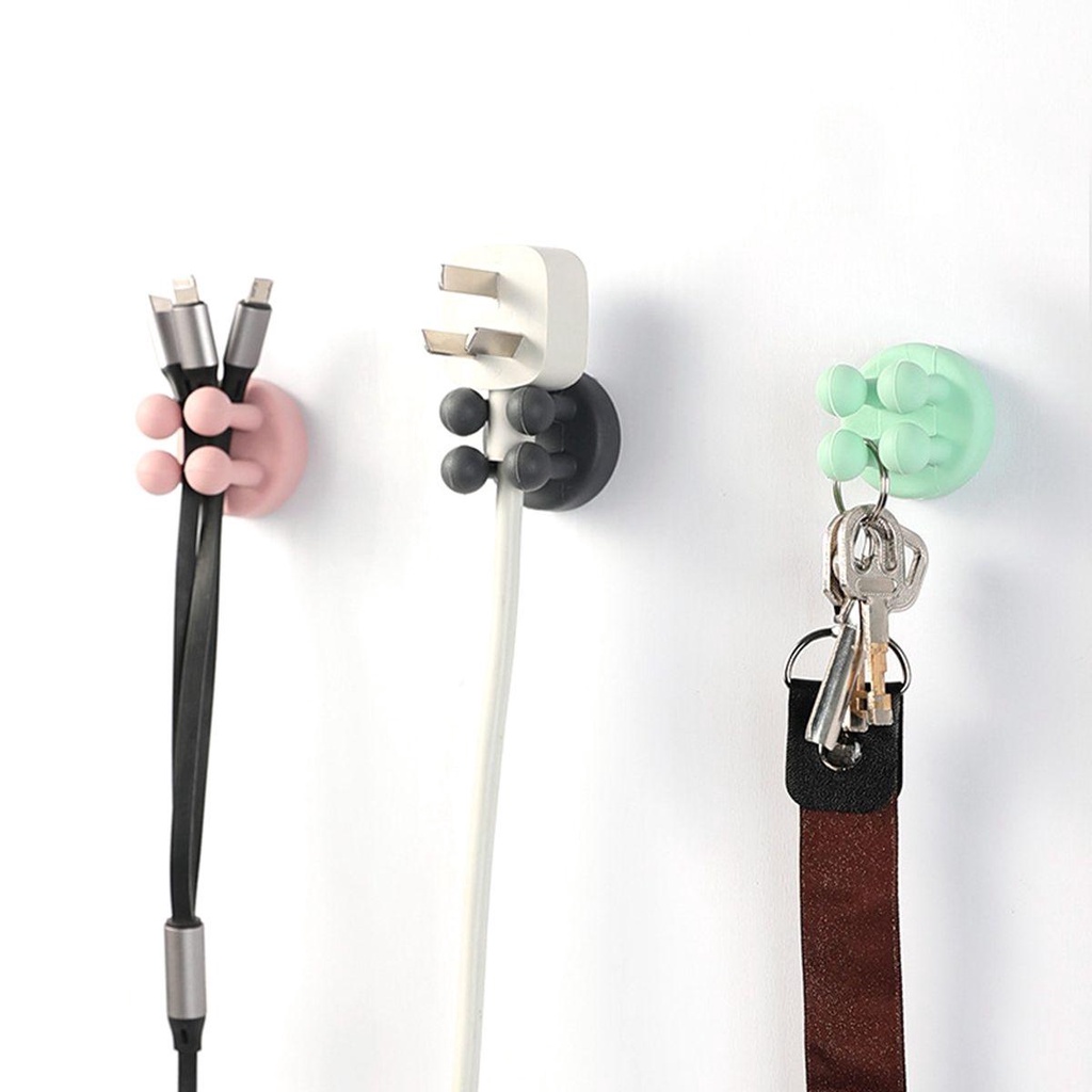 Móc Dán Tường Bằng Silicone Đa Năng Tiện Dụng