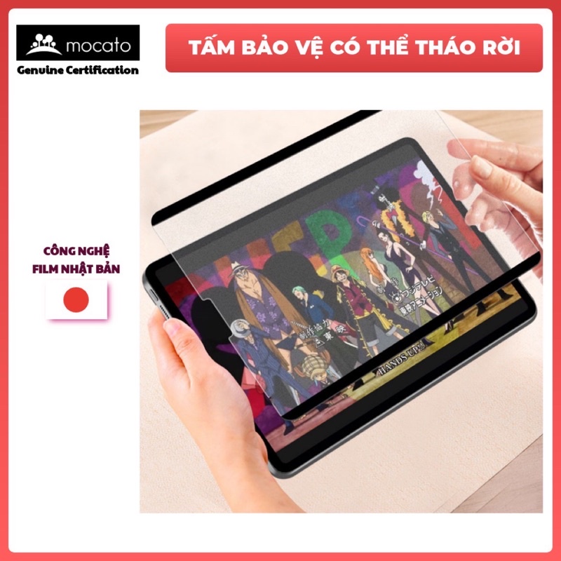 Dán Paperlike nam châm tháo lắp dễ dàng cho iPad viết vẽ như trên giấy mà không cần dán vào màn hình