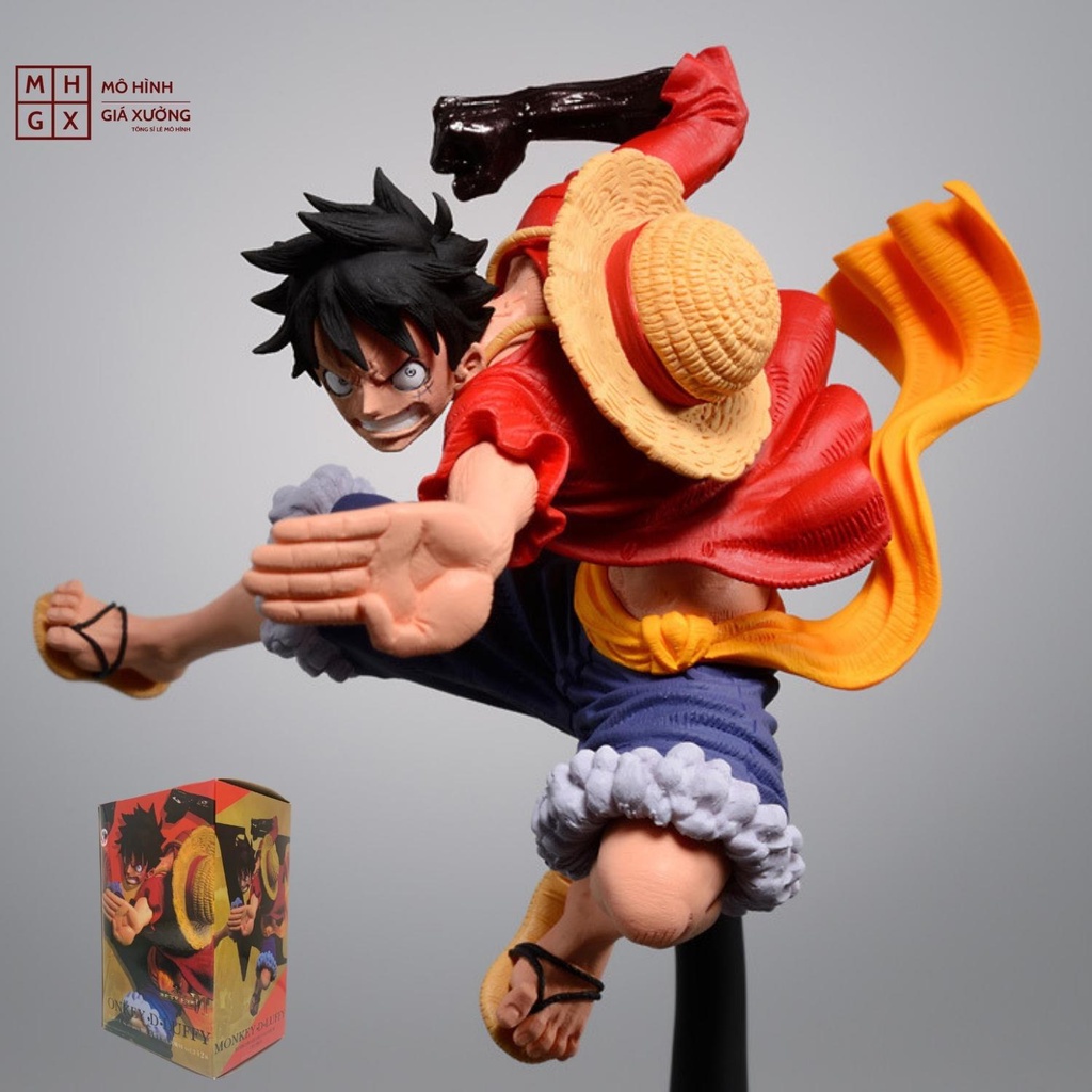 Mô hình Luffy mũ rơm One Piece sử dụng haki vũ trang Cao 20cm - Mô Hình Figure Monkey D.Luffy Vua Hải Tặc