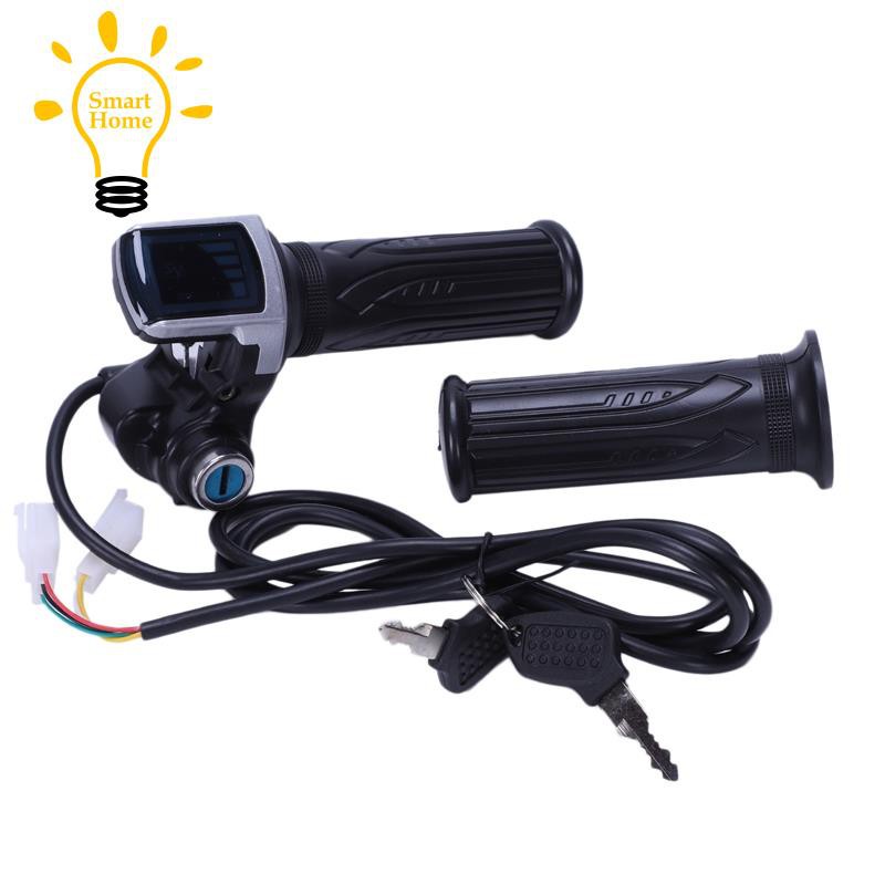 Tay ga cho xe đạp điện 36v có màn hình LED hiển thị tốc độ