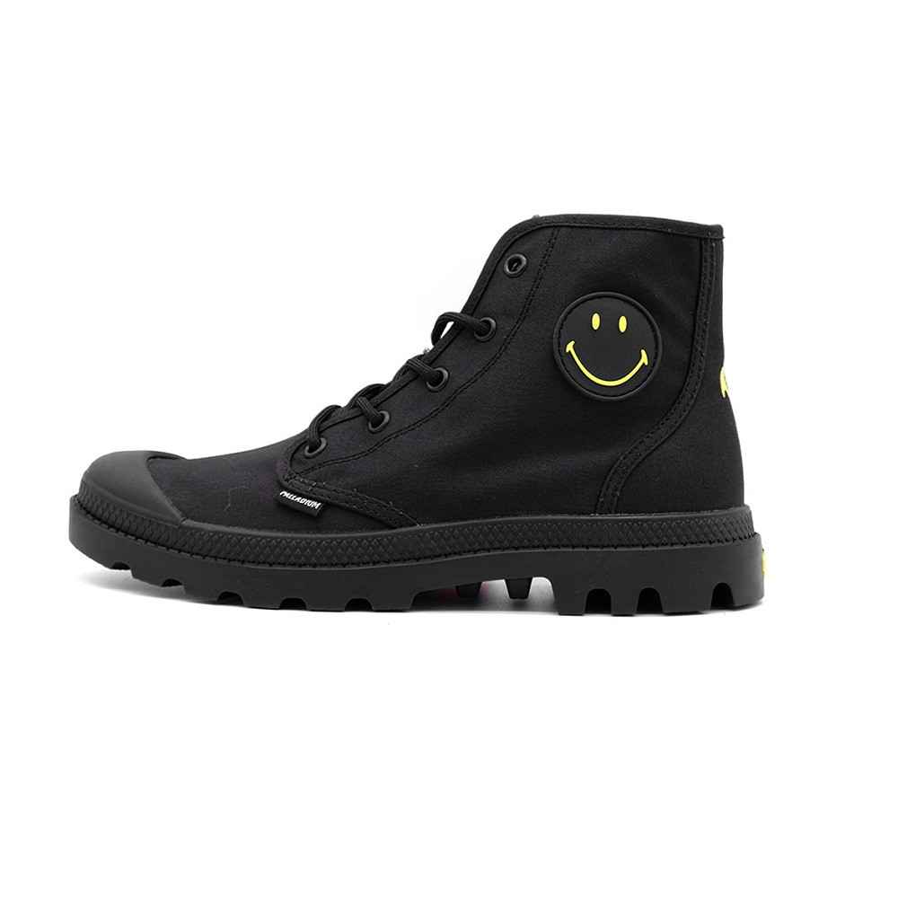 Giày Palladium Pampa Hi X Smiley Be Kind Vegan 77079-008-M