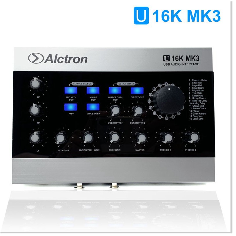 [Hàng chuẩn] Sound Card Alctron U16k MK3 Hát Thu Âm, Live stream thu âm chuyên nghiệp hát karaoke idol cc talk bigo