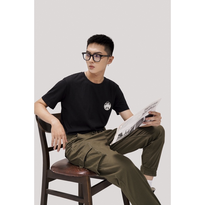 Áo Thun Unisex BOO Dáng Cơ Bản 100% Cotton In Hình Doraemon BOOZilla