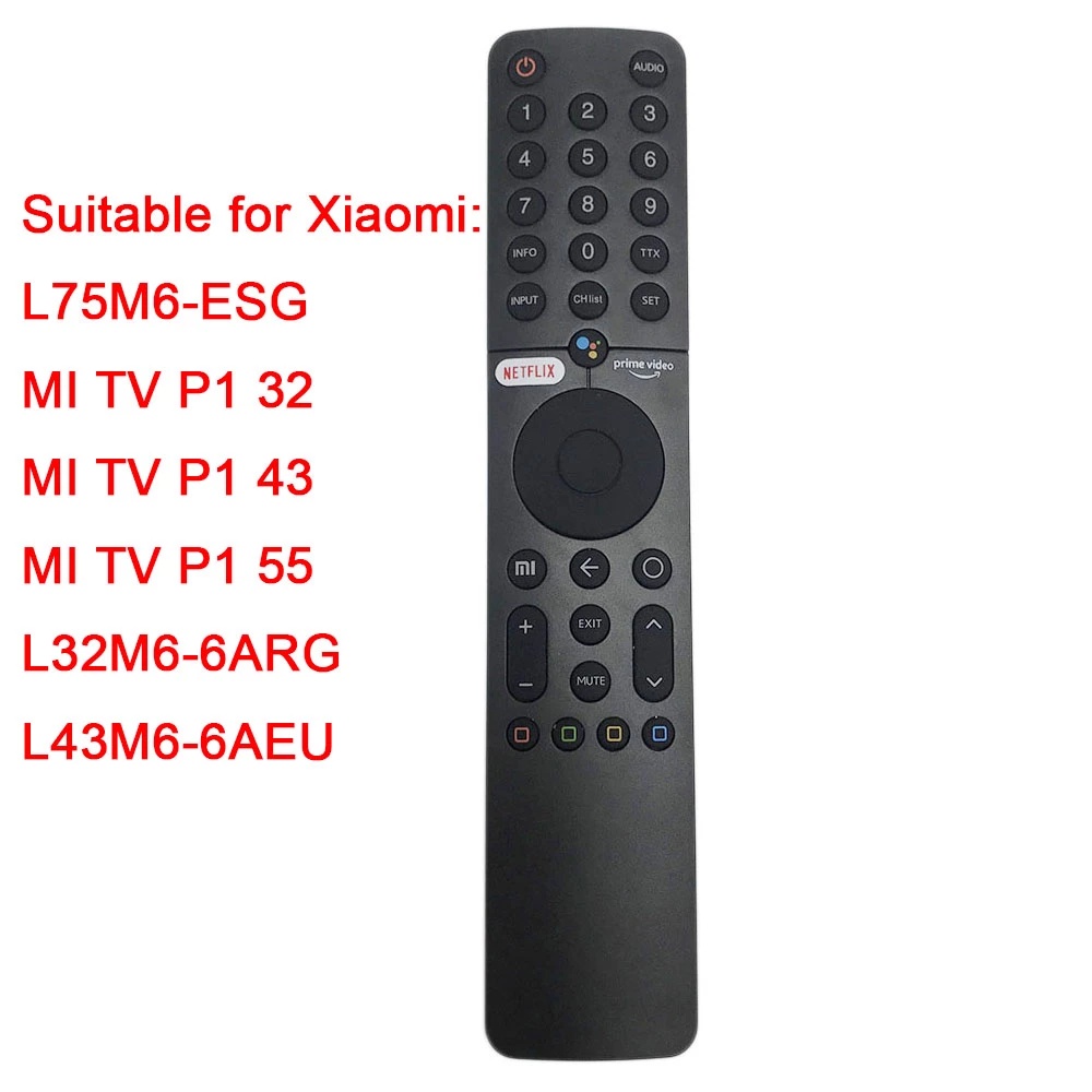 Xmrm-19 360 Mới° Điều Khiển Từ Xa Bằng Giọng Nói Bluetooth Cho Xiaomi Mi TV P1 32" 43" 55" Android Smart TVs Q1 75 "LED TV L43M6-6Au