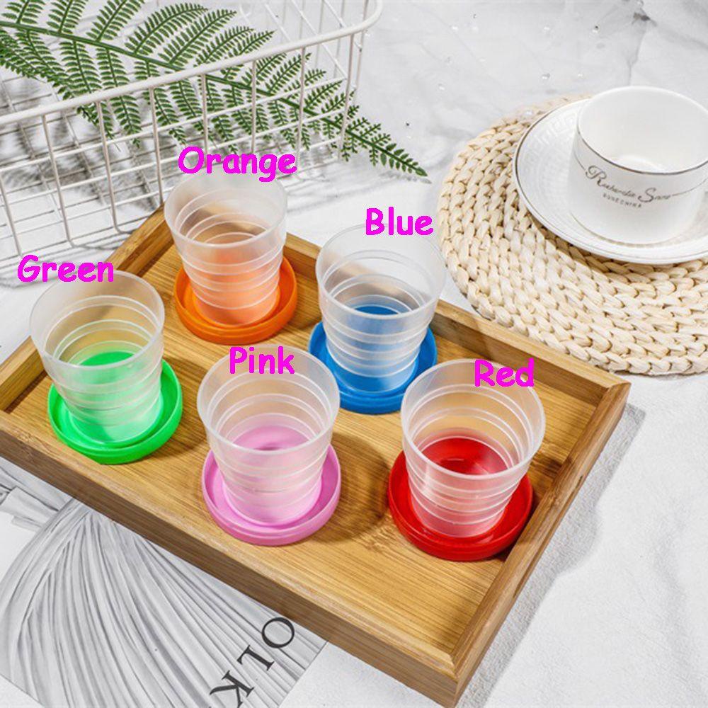 Cốc Uống Nước Thể Thao Bằng Nhựa Có Thể Gấp Gọn