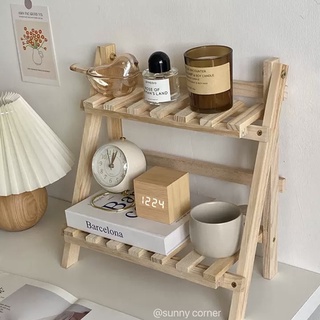 Kệ gỗ 2 tầng để bàn
