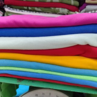 Combo vải thun cotton nhiều màu