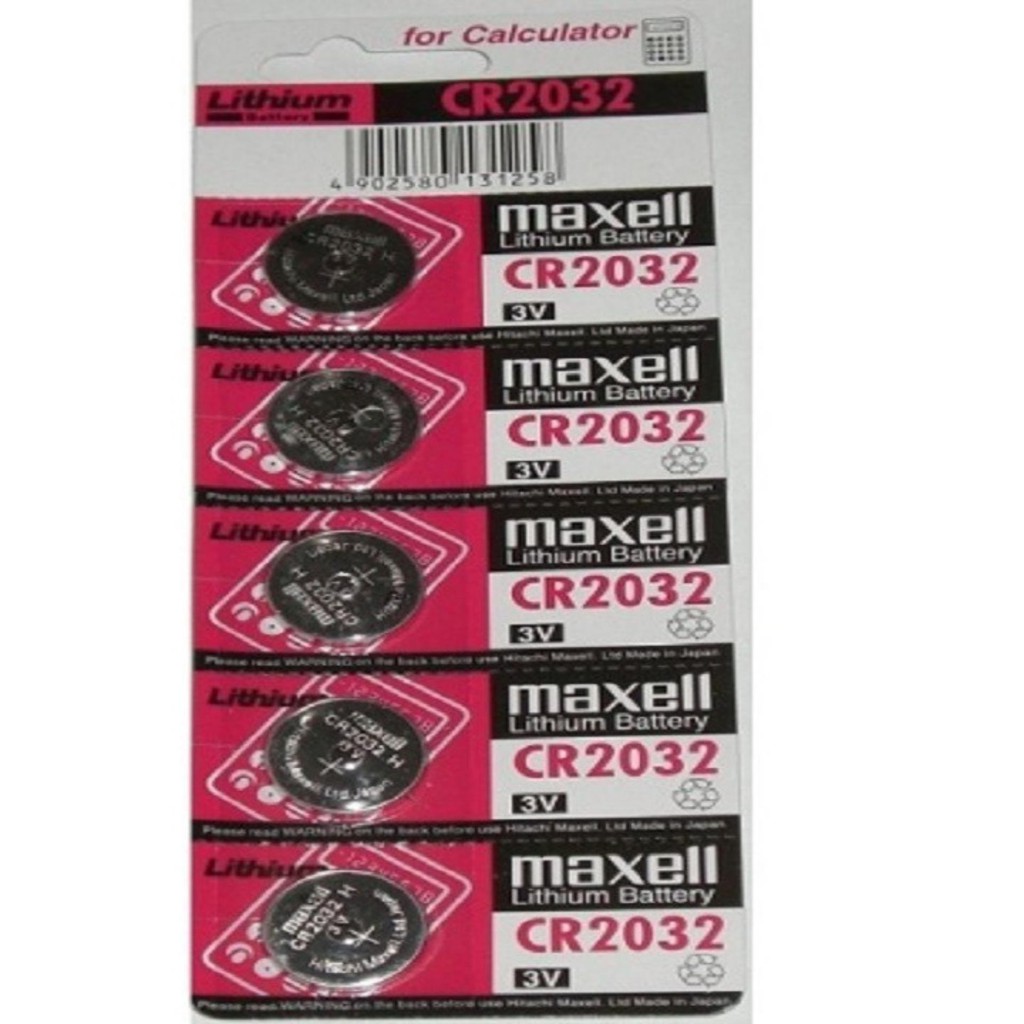 1 viên Pin CR2032 Maxell Lithium 3V, Pin CR2032 Lithium