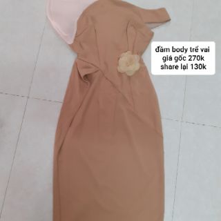Đầm rớt vai, đầm body