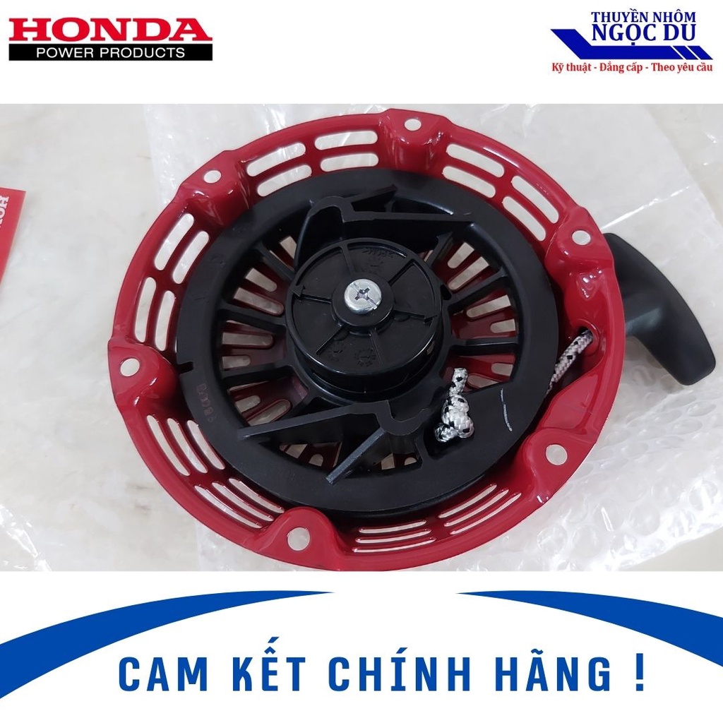 Bộ Mặt Giật Honda GX160 GX200, Móc Vuông,  28400-Z4M-801ZB, Dùng Cho Động Cơ Xăng Honda