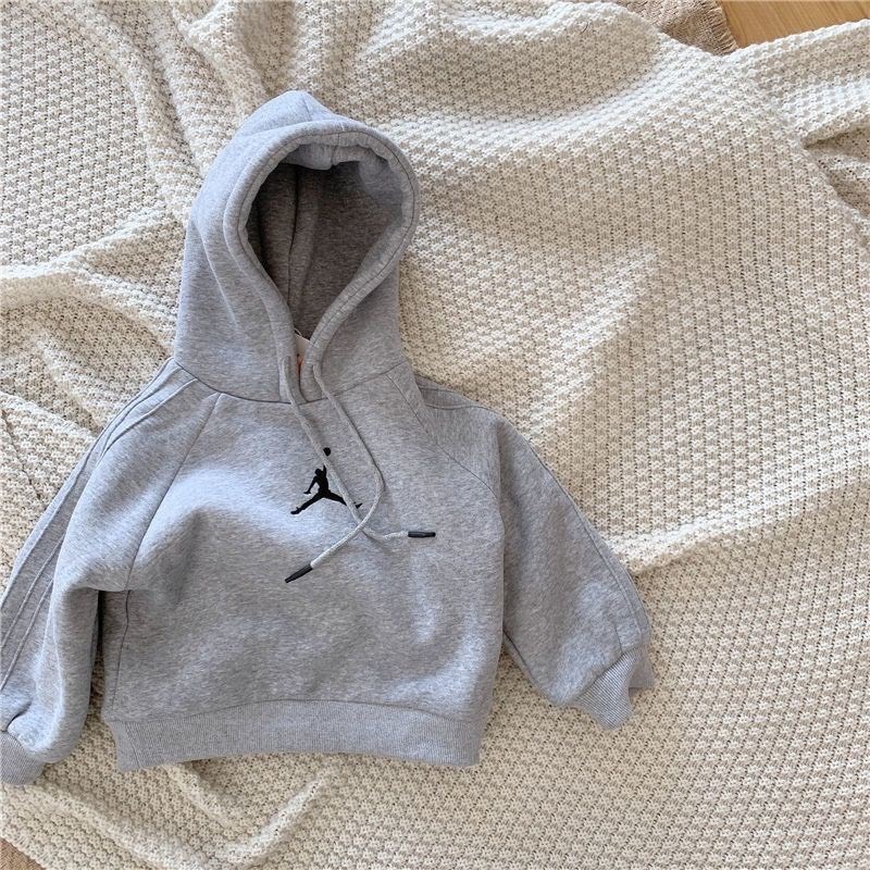 Áo Nỉ Hoodie Dài Tay Cho Bé Trai Và Bé Gái Chất Nỉ Bông Hình Bóng Rổ Ken Store