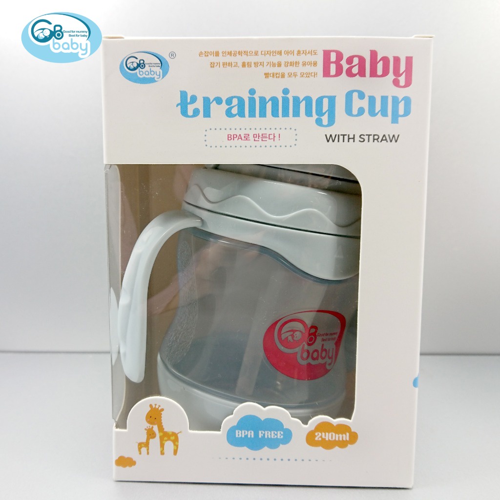 Bình tập uống nước cho bé (Bật Béo) 240ml GB-Baby Chính Hãng