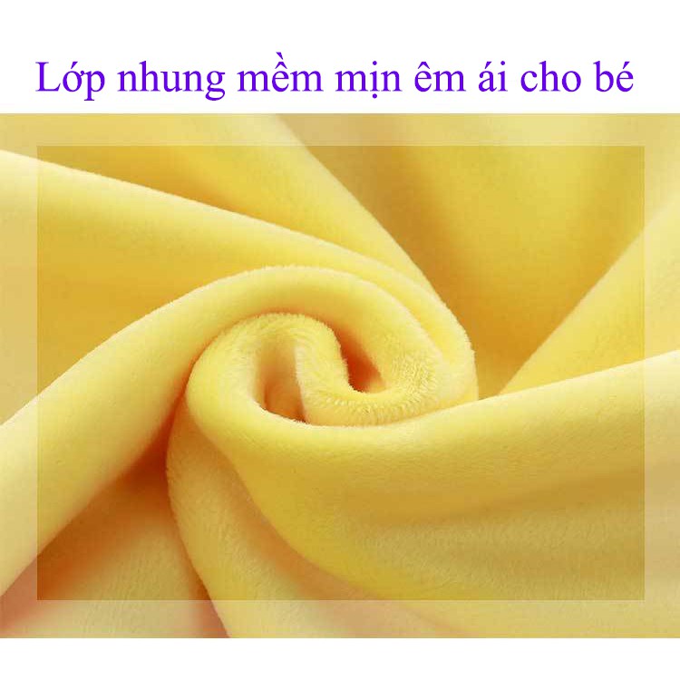 Áo nỉ lót nhung, áo giữ nhiệt cổ lọ siêu ấm mềm mại dày dặn cho bé trai bé gái   AN3