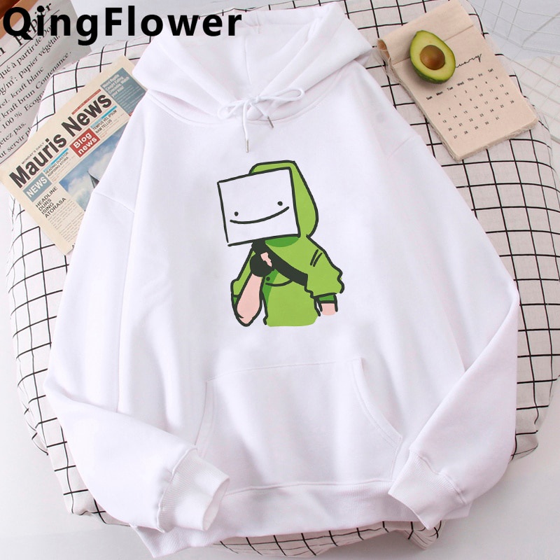 Áo Hoodie dáng rộng in hình Anime Dream Smp xinh xắn