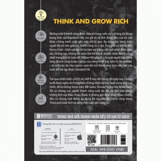 Sách Kinh Doanh - Think and Grow Rich: 16 Nguyên tắc nghĩ giàu làm giàu trong thế kỉ 21 [BizBooks] | BigBuy360 - bigbuy360.vn