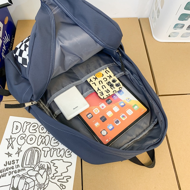 Ba lô PRETTYZYS dung tích lớn 14 inch phong cách Hàn Quốc 2022 cho bạn gái teen