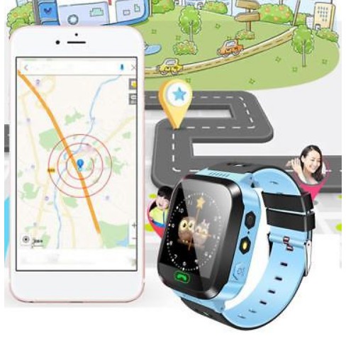 Đồng Hồ Thông Minh Trẻ Em 2 Màu Xanh - Hồng Smart Watch Q528 Tracker 2