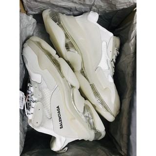 [ẢNH, VIDEO THẬT+TẶNG TẤT] Balenciagaa Triple's White đế khí