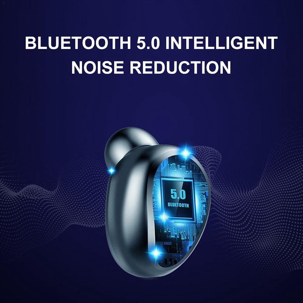 Tai nghe không dây Bluetooth 5.0 Vitog F9 TWS LED hiển thị kỹ thuật số 1200mah với hộp sạc