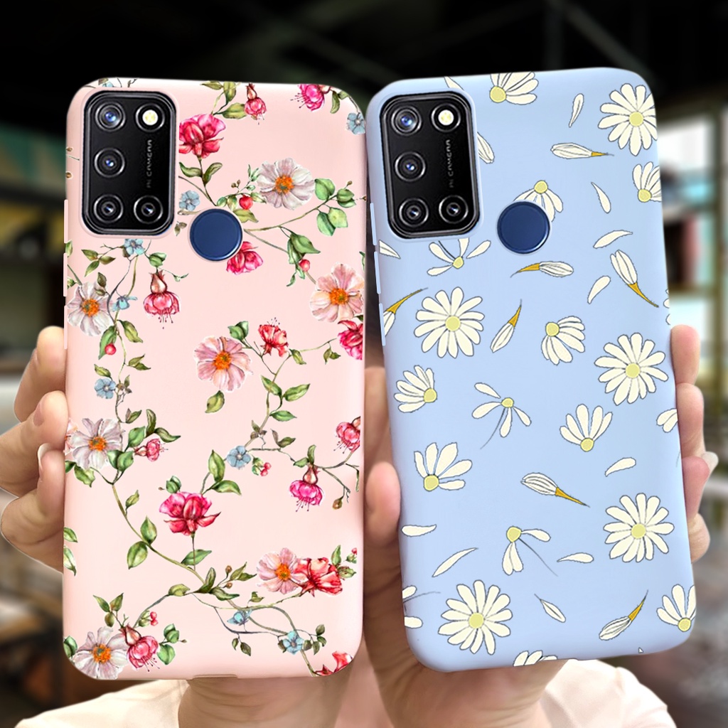 Ốp điện thoại tpu dẻo họa tiết hoạt hình dễ thương cho realme 7i / realme c17 rmx2103 rmx2101 realme7i realmec17