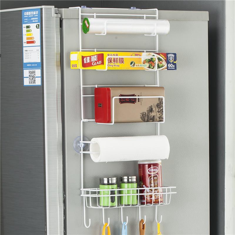 Kệ treo đồ 💓FREESHIP💓Kệ treo tủ lạnh đa năng, thiết kế nhiều tầng rộng rãi, bố trí vật dụng khoa học, tiết kiệm 6987