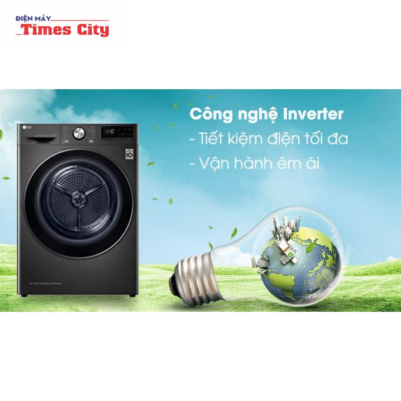 Máy sấy bơm nhiệt LG 9 Kg DVHP09B