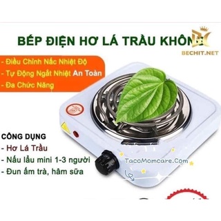 Bếp điện hơ Lá Trầu cho bé và hơ Trầu - Muối cho Mẹ Taco