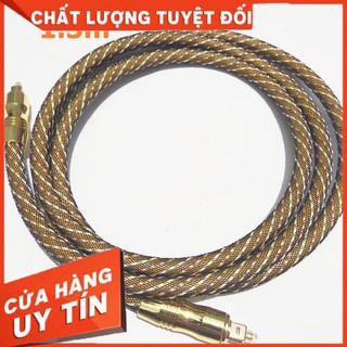 Dây quang optical, toslink optical vàng dài 1,5m loại 1 - ab017