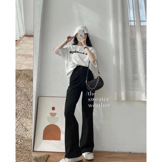 QUẦN TÂY LOE 2 NÚT LƯNG CAO