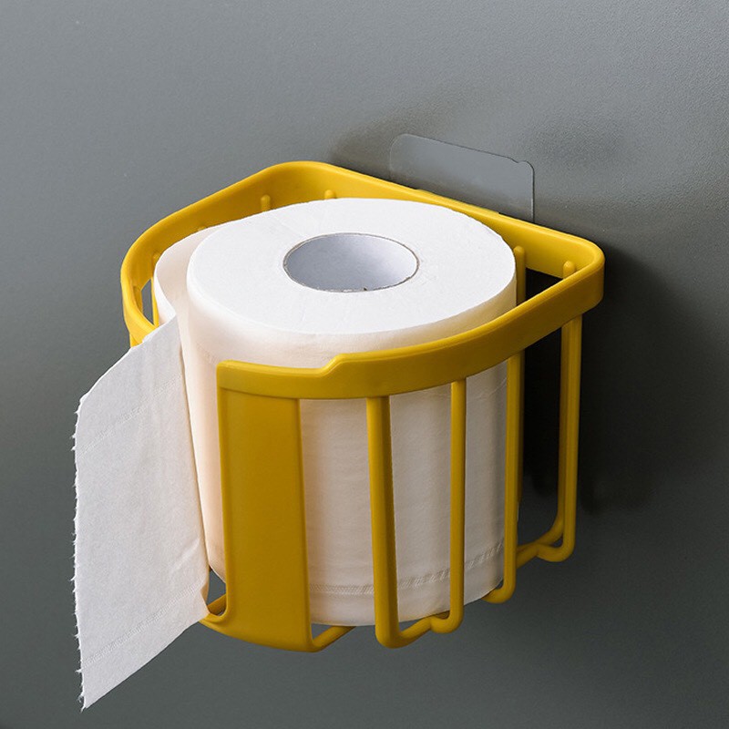 Giỏ nhựa đựng giấy, rổ đựng giấy vệ sinh dán tường siêu dính siêu tiện dụng. | BigBuy360 - bigbuy360.vn