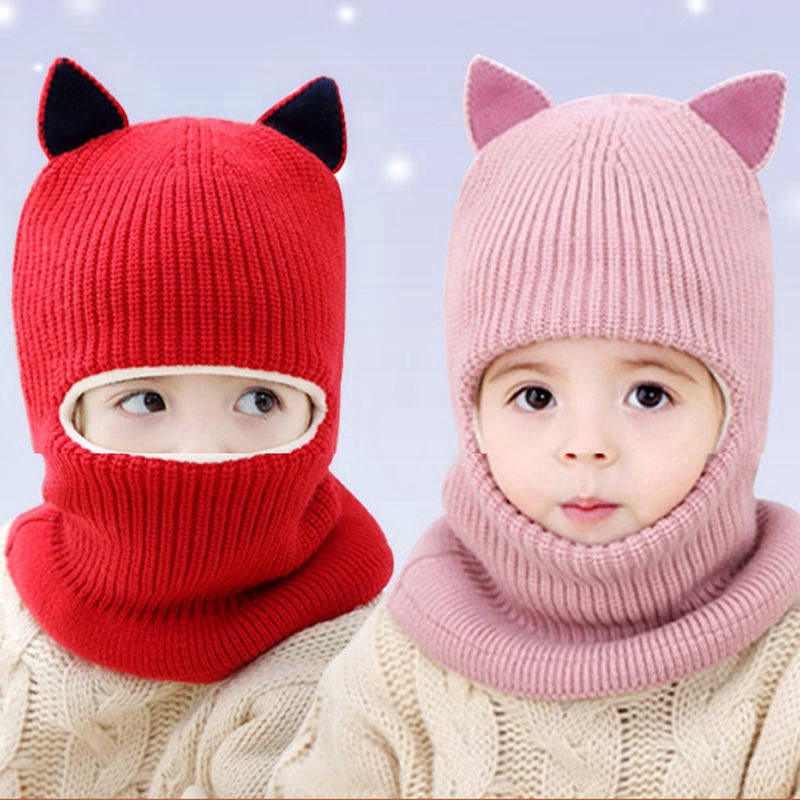 Cute style windproof and warm hood for children