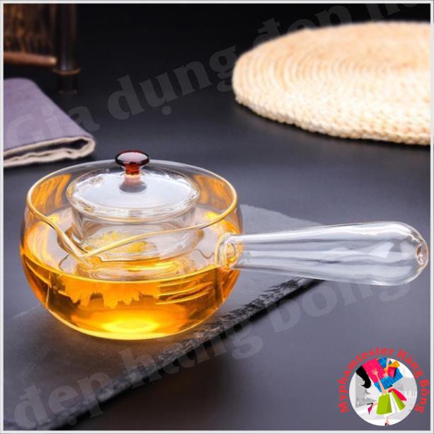 (HÀNG ĐẸP) Rót+Pha trà thuỷ tinh