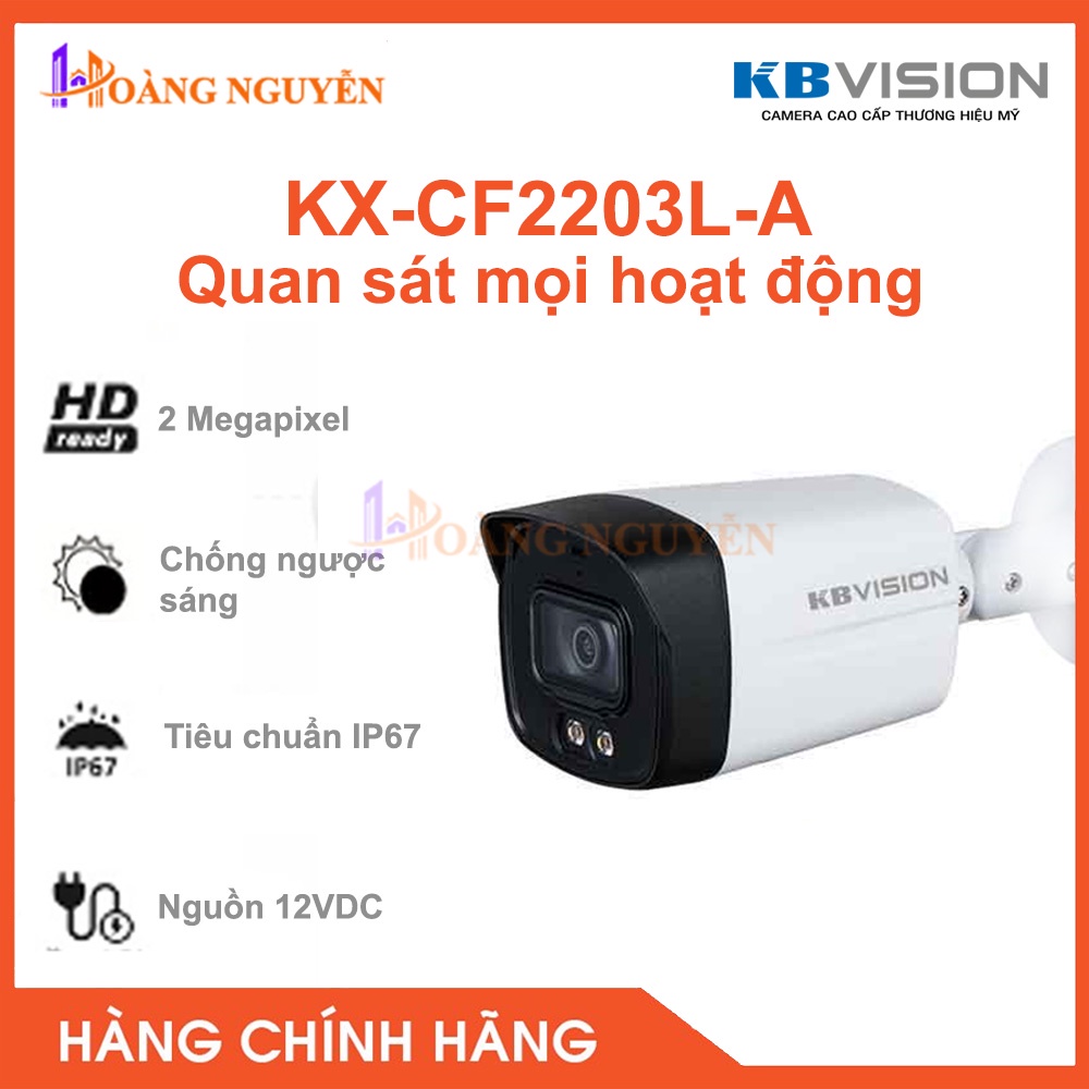 [NHÀ PHÂN PHỐI] Camera 4 in 1 KBVISION KX-CF2203L-A 2MP