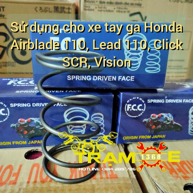 LÒ XO TRỤ FCC - LÒ XO NỒI FCC XE TAY GA HONDA 110 - LÒ XO NỒI AIRBLADE 110 ĐỘ NẶNG 29KG