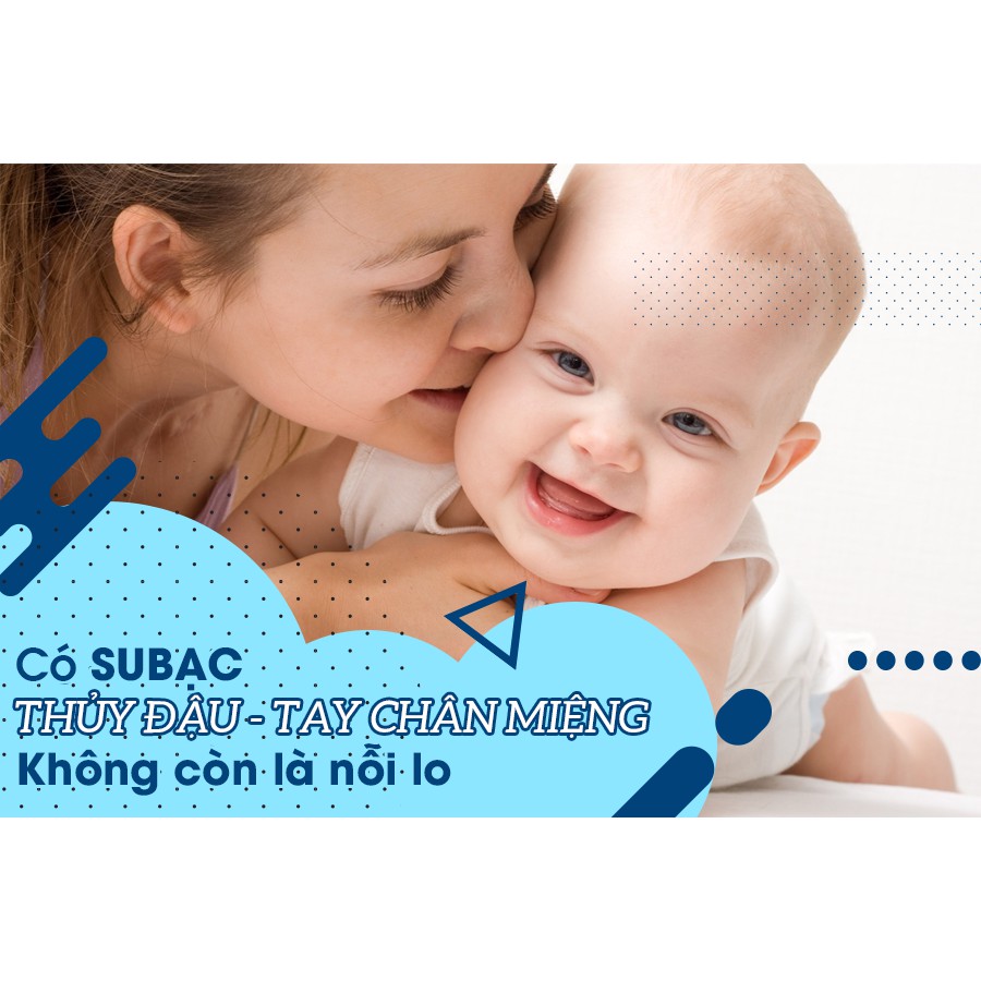 Gel SuBạc - Giúp sát khuẩn, tái tạo da, ngăn ngừa sẹo. Hỗ trợ điều trị tay chân miệng, thủy đậu, zona, herpes (Tub 25g)