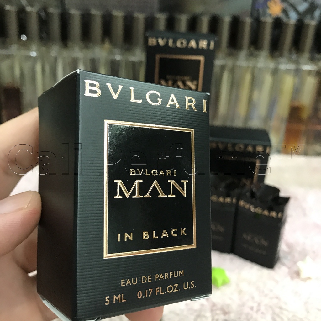 Nước Hoa Nam Bvlgari Man In Black 5ml Mùi Hương Mạnh Mẽ Nam Tính