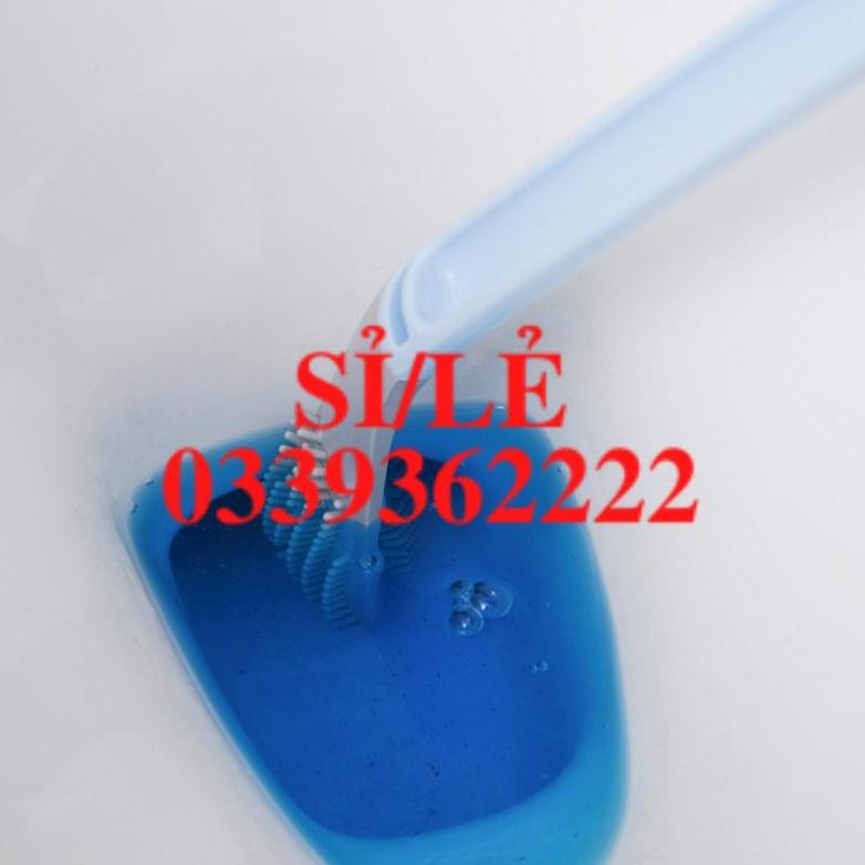 [ COCOLOVE ] Chổi cọ nhà vệ sinh bồn cầu toilet đầu silicon hình cây gậy đánh golf (CTS02)