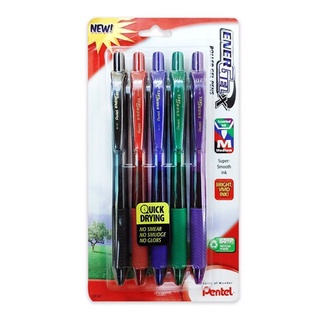 Vỉ 5 cây bút bl107 pentel energel